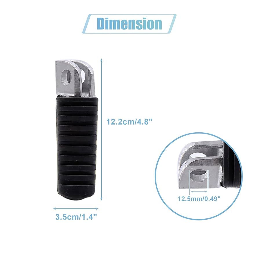 Amazon.com: uxcell 1 Pair 12.5mm Aluminium Alloy Motorcycle