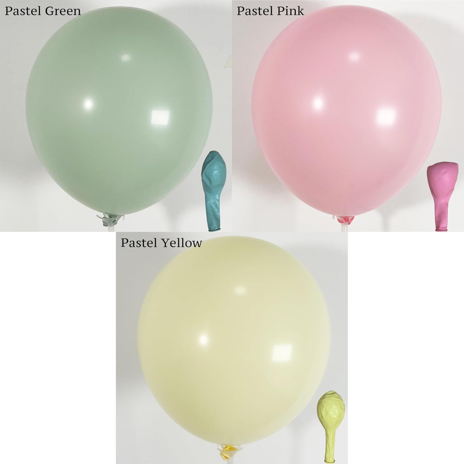 156PCS Tea Party Balloon Arch Garland Kit with Pastel Green Yellow Pink Balloons for Baby Shower Decorations, Bridal Shower, Spring Garland, Garden Theme Party Supplies - Image 4