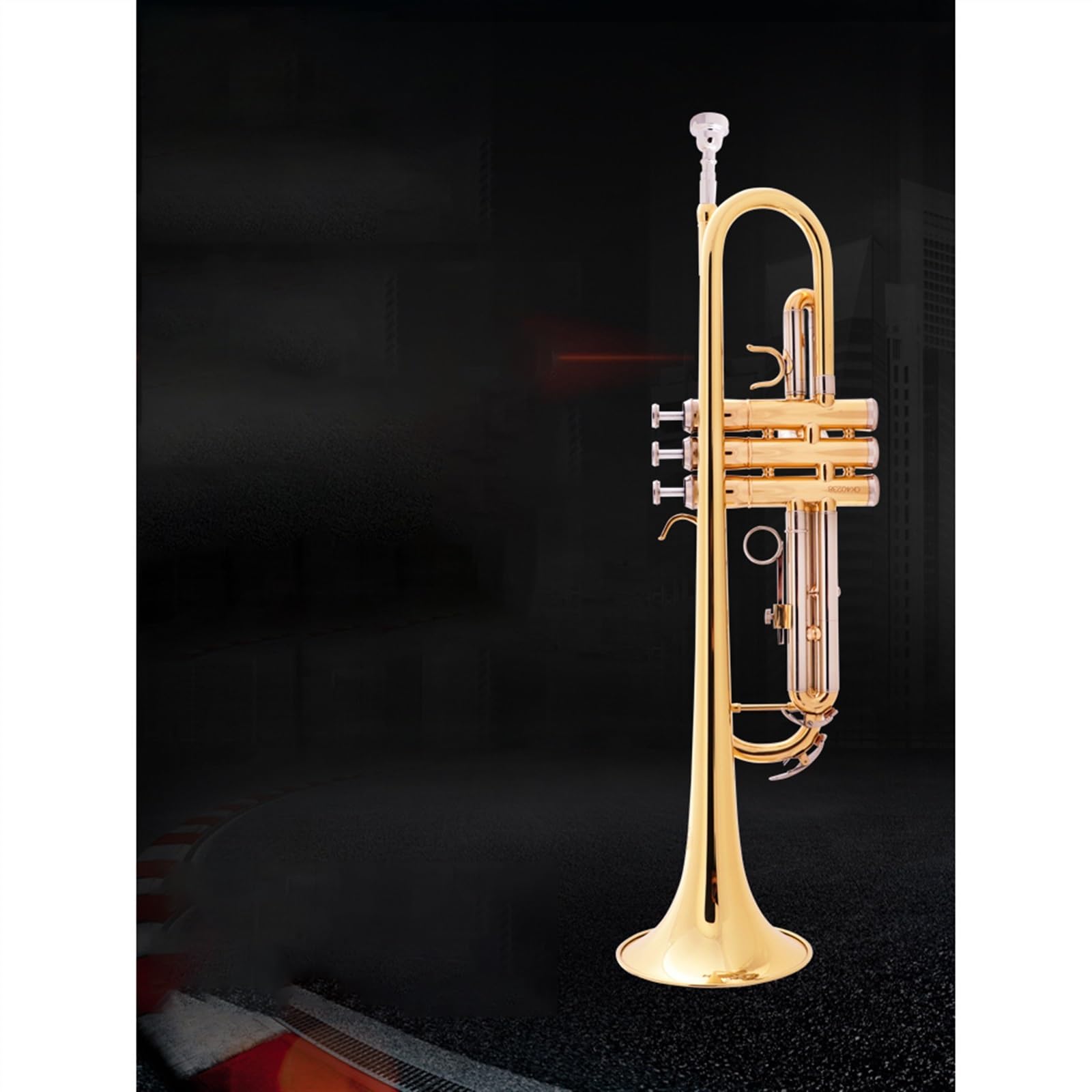 tromba dello strumento musicale Tromba Bicolore Per Strumenti A Fiato Per Principianti In Ottone Dorato