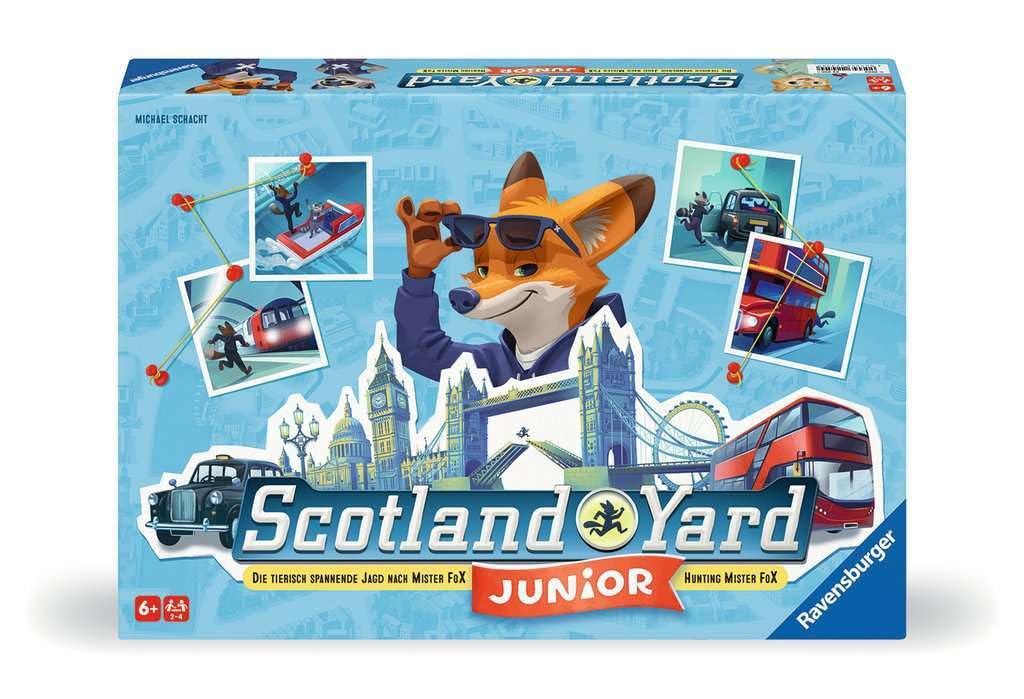 Scotland Yard Junior - Kinderspiel ab 6 Jahre: Die tierisch thrilling Jagd nach Mister FoX - Hunting Mister FoX