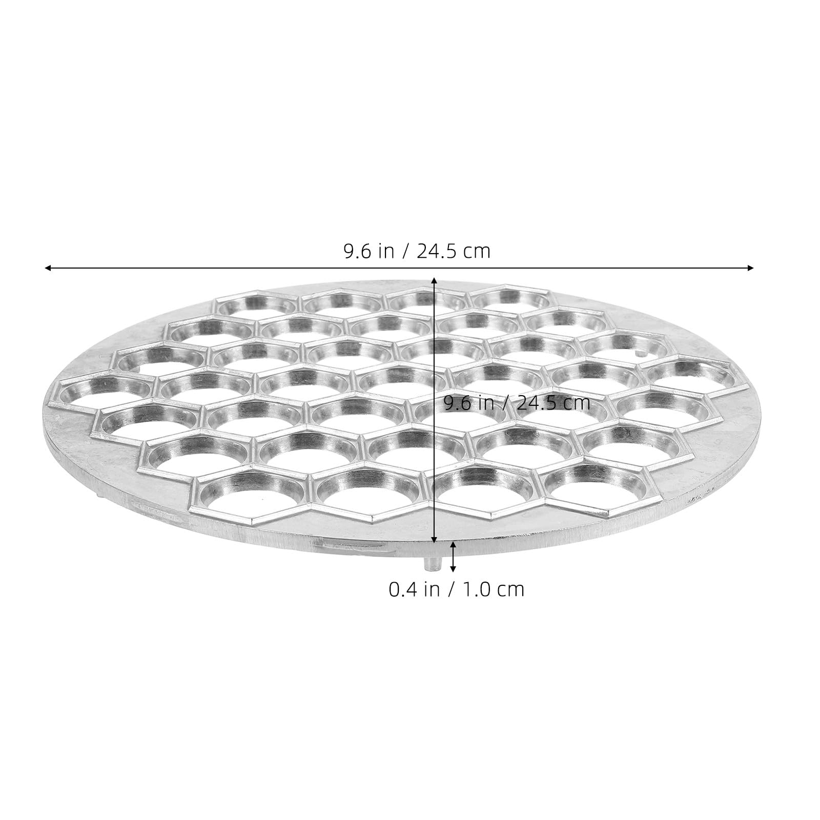 Stampo per Ravioli fare 37 Dumplings Contemporaneamente 37 Fori in Lega Facile da Pulire Forma Creativa Piatta Utensile da Cucina per Casa e Ristorante