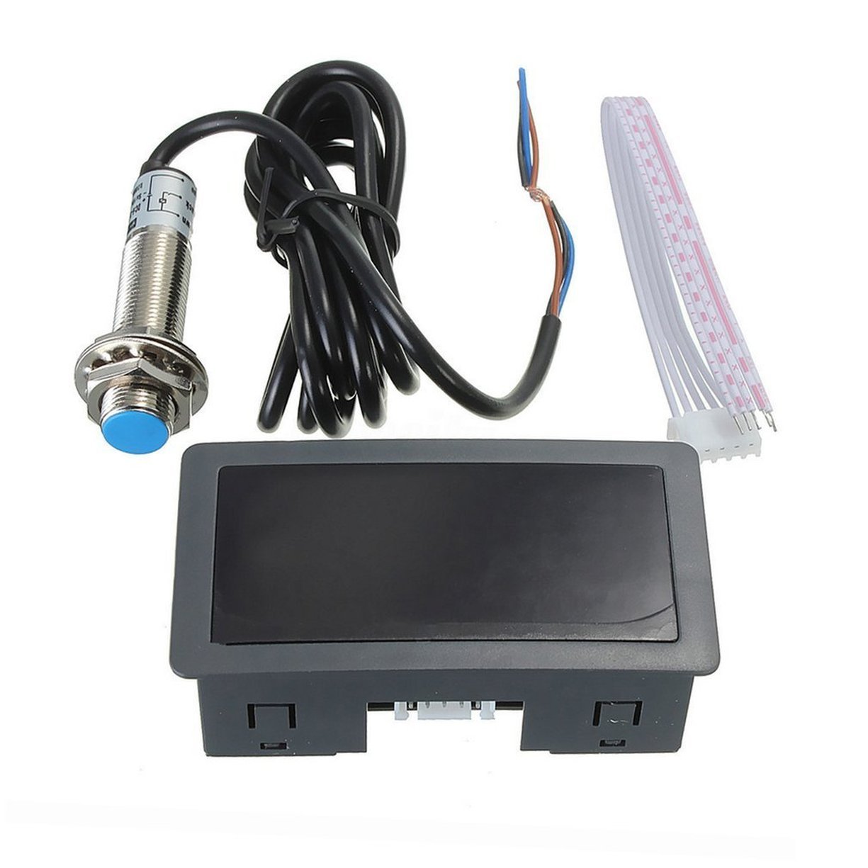 Buy LED Tachometer,4 Digital LED Display Tachometer RPM Speed Meter