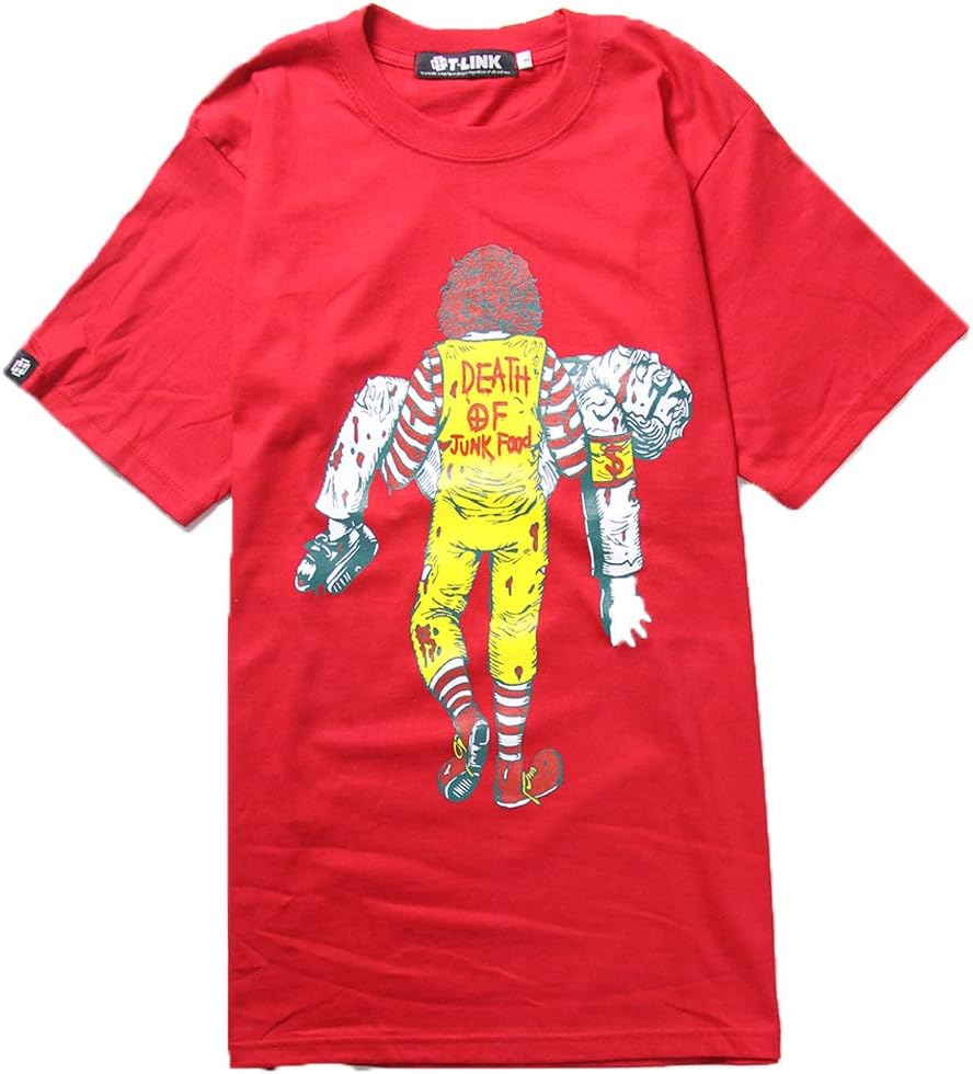 Amazon.co.jp: パロディTシャツ DEATH OF JUNK FOOD メンズ