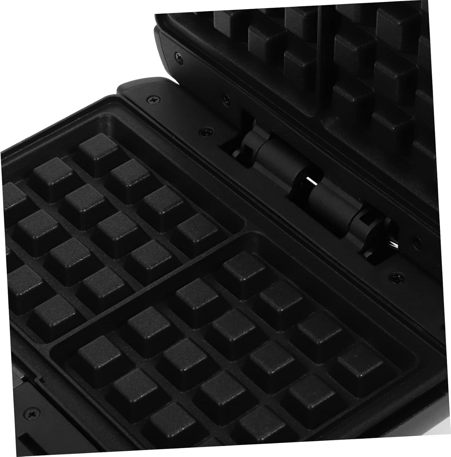 1set Mini Waffle Maker Machine for Household Breakfast Compact Electric Waffle Maker Non-stick Plates for Sandwiches and Easy Storage for Kitchen Dorm Use