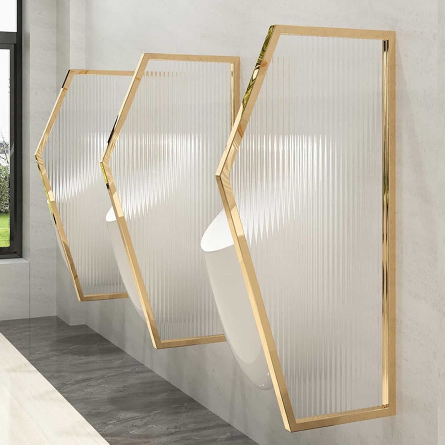 FBHappiness Urinal Screen Toilet Partition,Urinal Toilet Partition, Adult Urinal Baffle Protection Screen, Public Toilet Waterproof Suitable For Sools/kindergartens/public Places