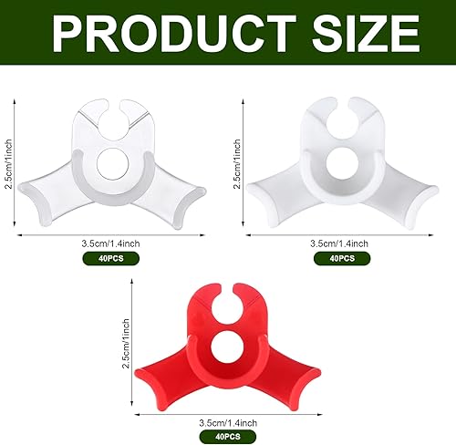 Miniatura 2 de RZJSLSHANHAI 120 clips de entrenamiento de tallos de plantas, doblador de plantas de bajo estrés, clips de entrenamiento ajustables para tallos de