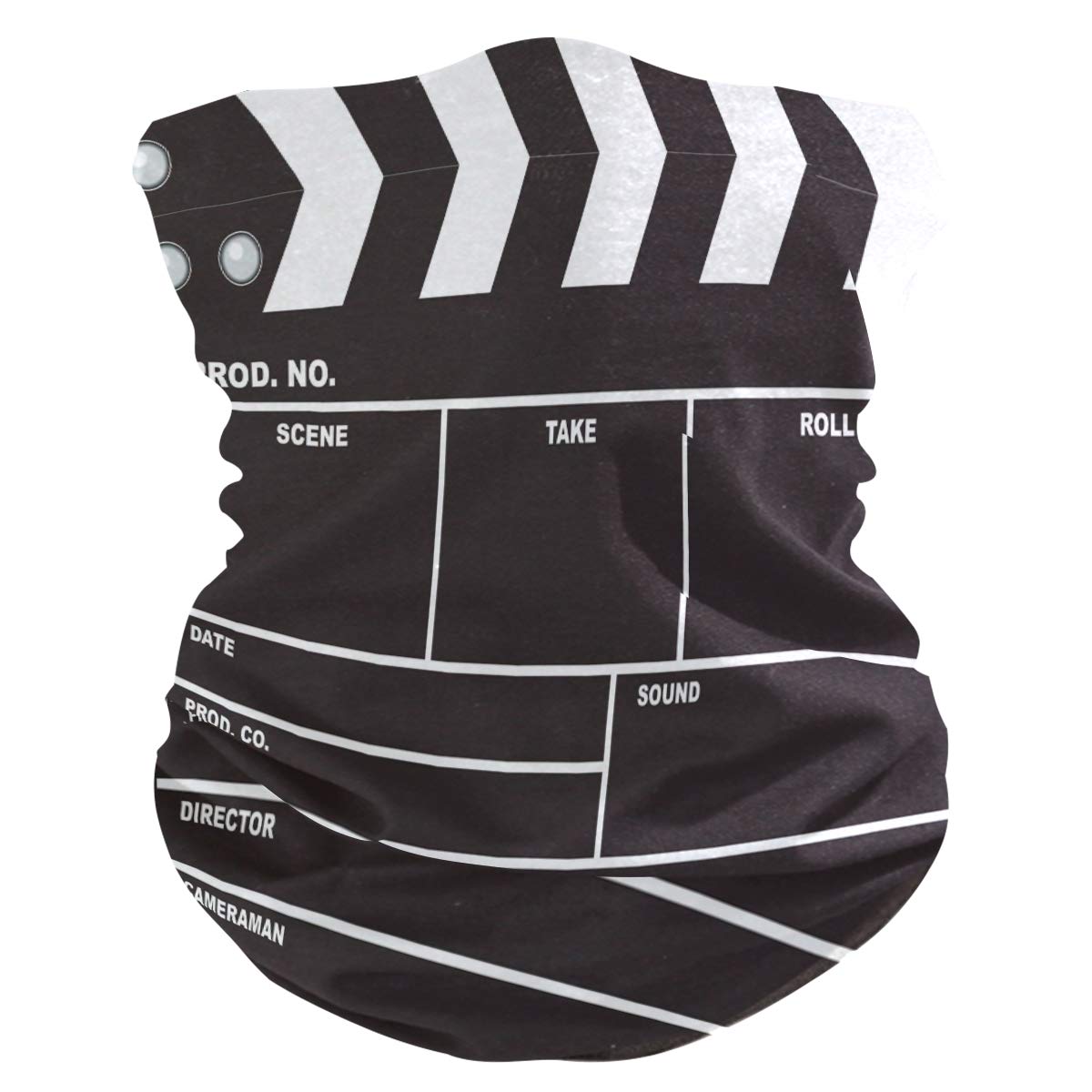 KUWT Samurai Face Sun Dust Mask Neck Gaiter Magic Scarf Bandana Headband