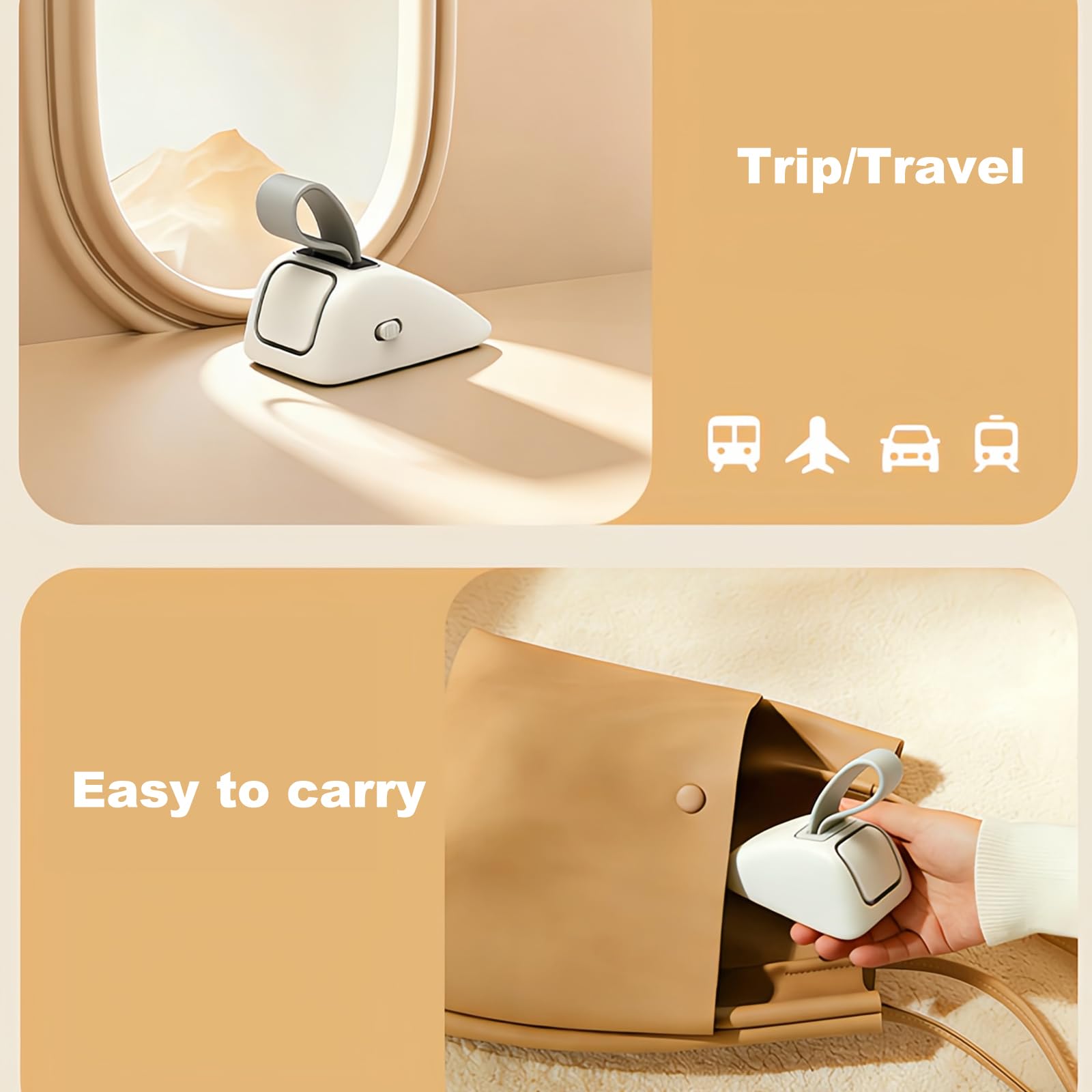 Mengshen 4er Pack Türstopper Alarm Tragbarer Türstopper Tragbares Türschloss Diebstahlschutz für Zuhause Hotel Reisen Sicherheitswache 120 dB Sirene