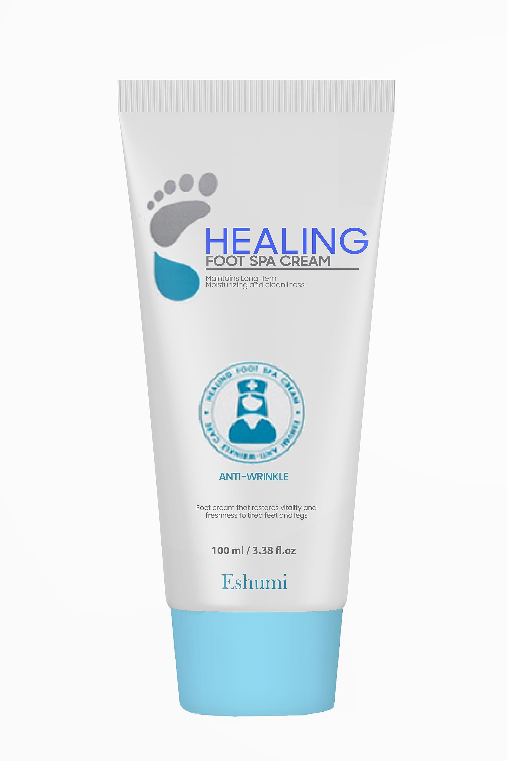ESHUMI Korean product Healing Foot Spa Cream - is an effective cream specially formulated to restore freshness and vitality to tired feet and legs 100ml