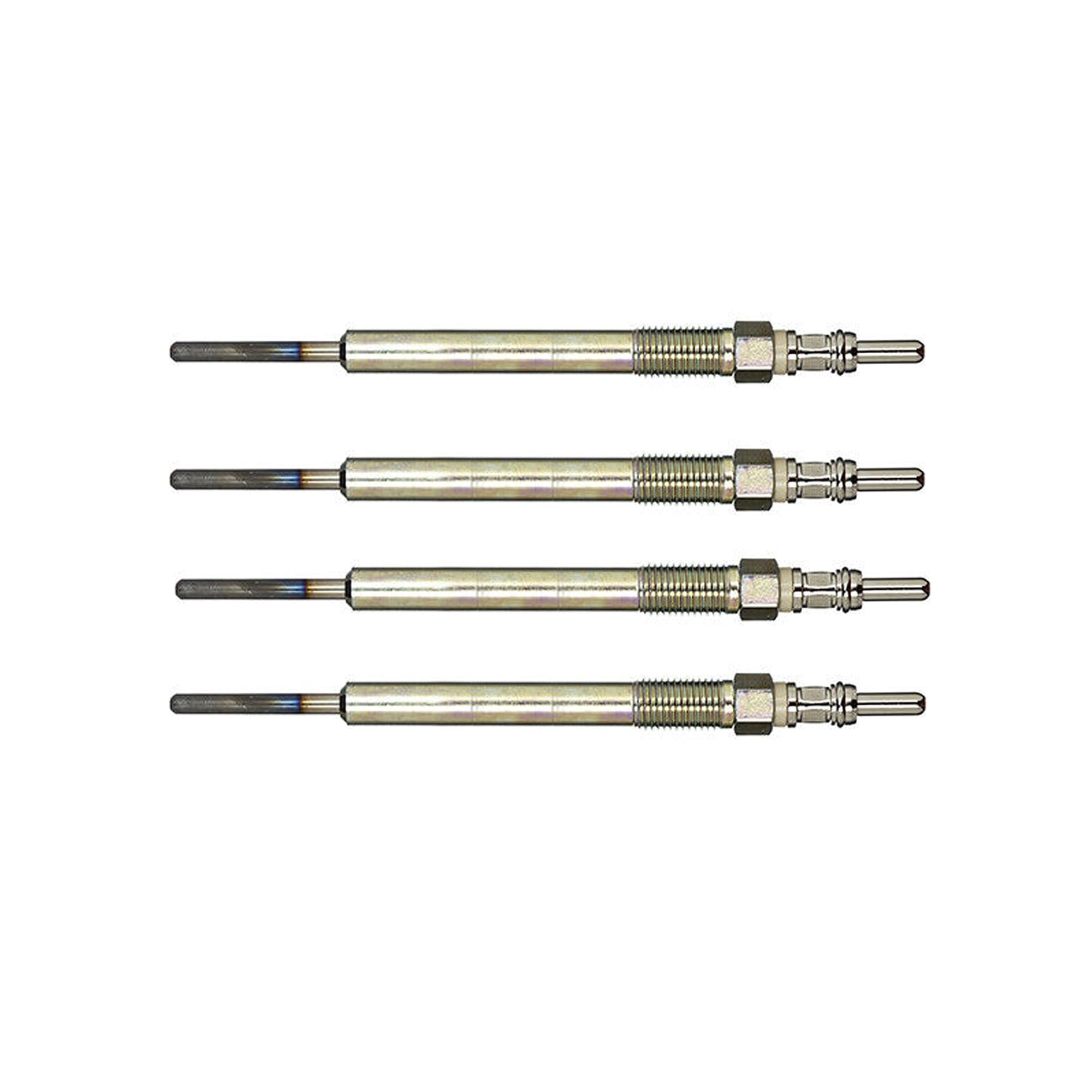 Partsline (Lot de 4) Bougie de préchauffage 1.3 diesel compatible avec Mito, Aveo, Nemo, 500, Doblo, Fiorino, Idea, Linea, Panda, Punto, Musa, Astra J, Corsa D - 55210051 55564219