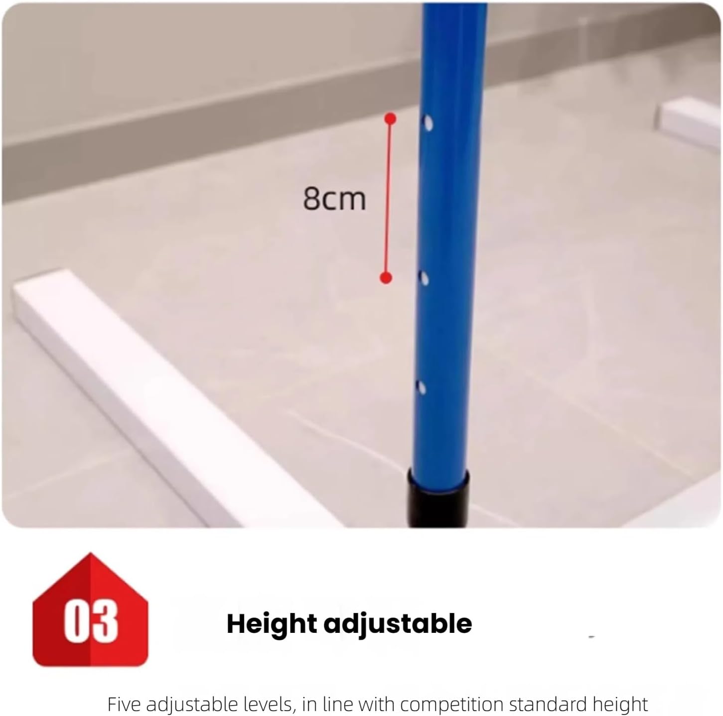 Agility Workout Hurdles Obstacles Poles,Soft Safety Hurdles,Track and Field Hurdles Training Equipment for Outdoor Workout(Small)