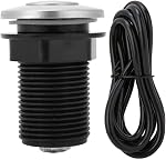 Garbage Disposal Switch,Air Switch Garbage Disposal,304 Stainless Steel Button On The Top of The Sink for Food Garbage Disposal Replacement,for Garbage Disposal Air Switch Sink Garbage Disposal Parts