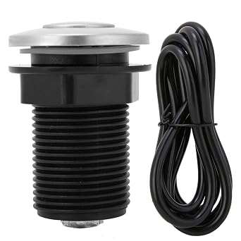 OUKENS Garbage Disposal Air Switch, 304 Stainless Steel Air Activated Switch Button on The Top of The Sink, for Food Garbage Disposal Replacement