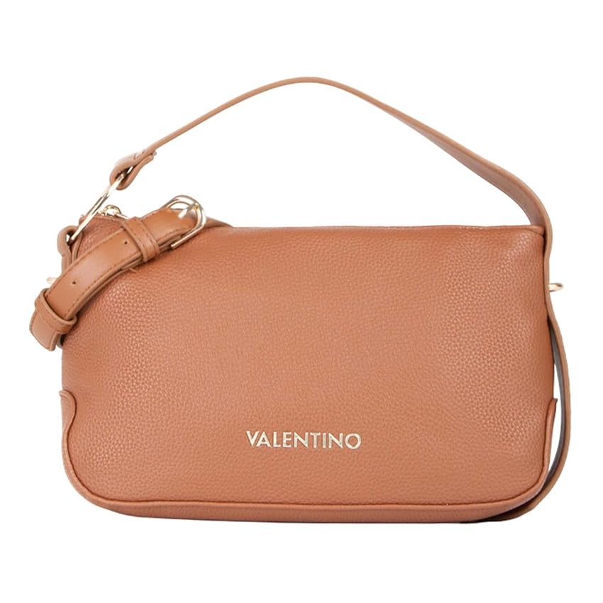 Valentino Peonies Re Shoulder Bag Cuoio
