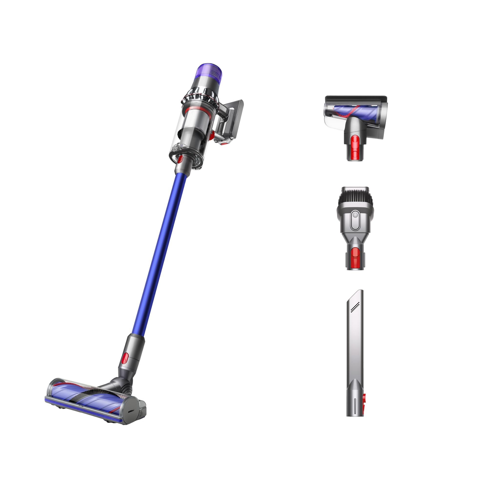 DysonV11 Cordless Stick Vacuum, Large, Nickel/Blue