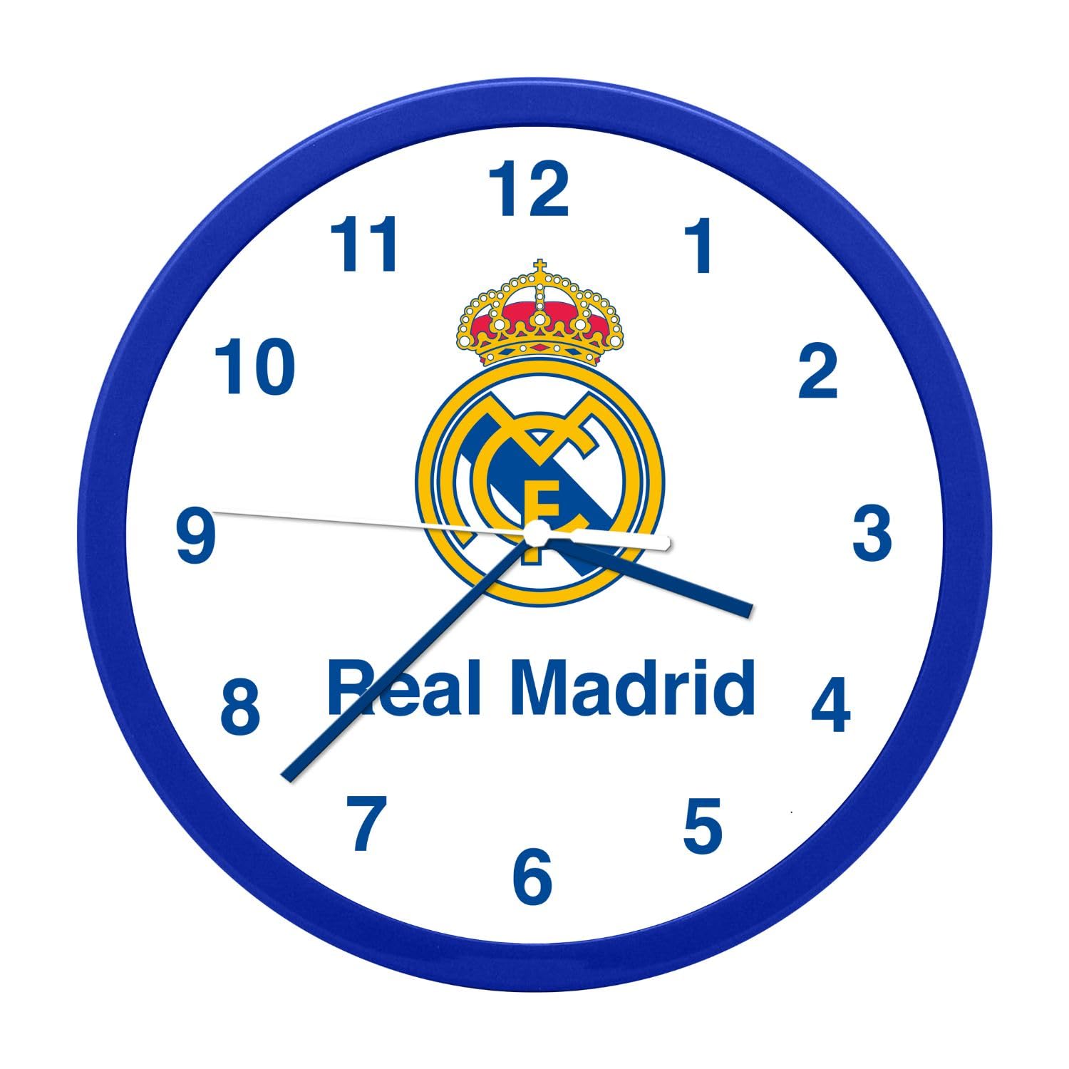 Kids Licensing Real Madrid White Official Real Madrid Fc Wall Clock Rm00001