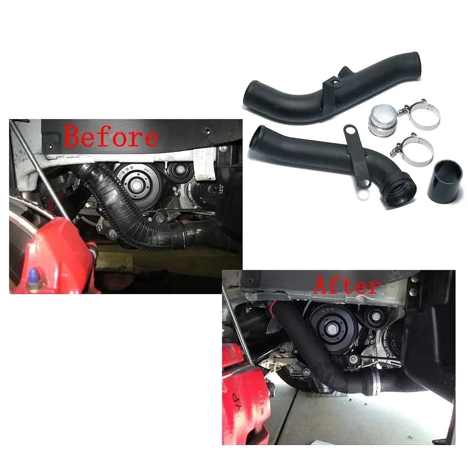turbocharger zestaw Pasuje do VW Golf MK5/MK6/GTI/Pasuje do Scirocco Pasuje do TT/A3 2.0TSI Zestaw do konwersji rury wydechowej turbosprężarki i rury doładowującej