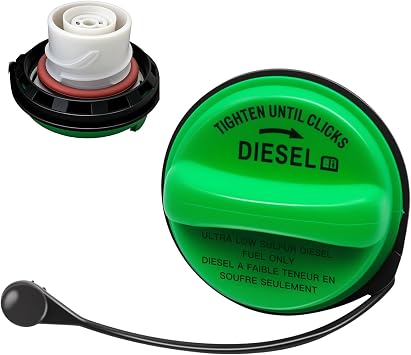 Diesel Gas Cap, Diesel Fuel Cap FC1068, 8C3Z-9030-C Replacement for 2008-2017 Ford F250 F350 F450 F550 Super Duty 6.4L, 6.7L, 2008 2009 2010 2011 2012 2013 2014 2015 2016 2017