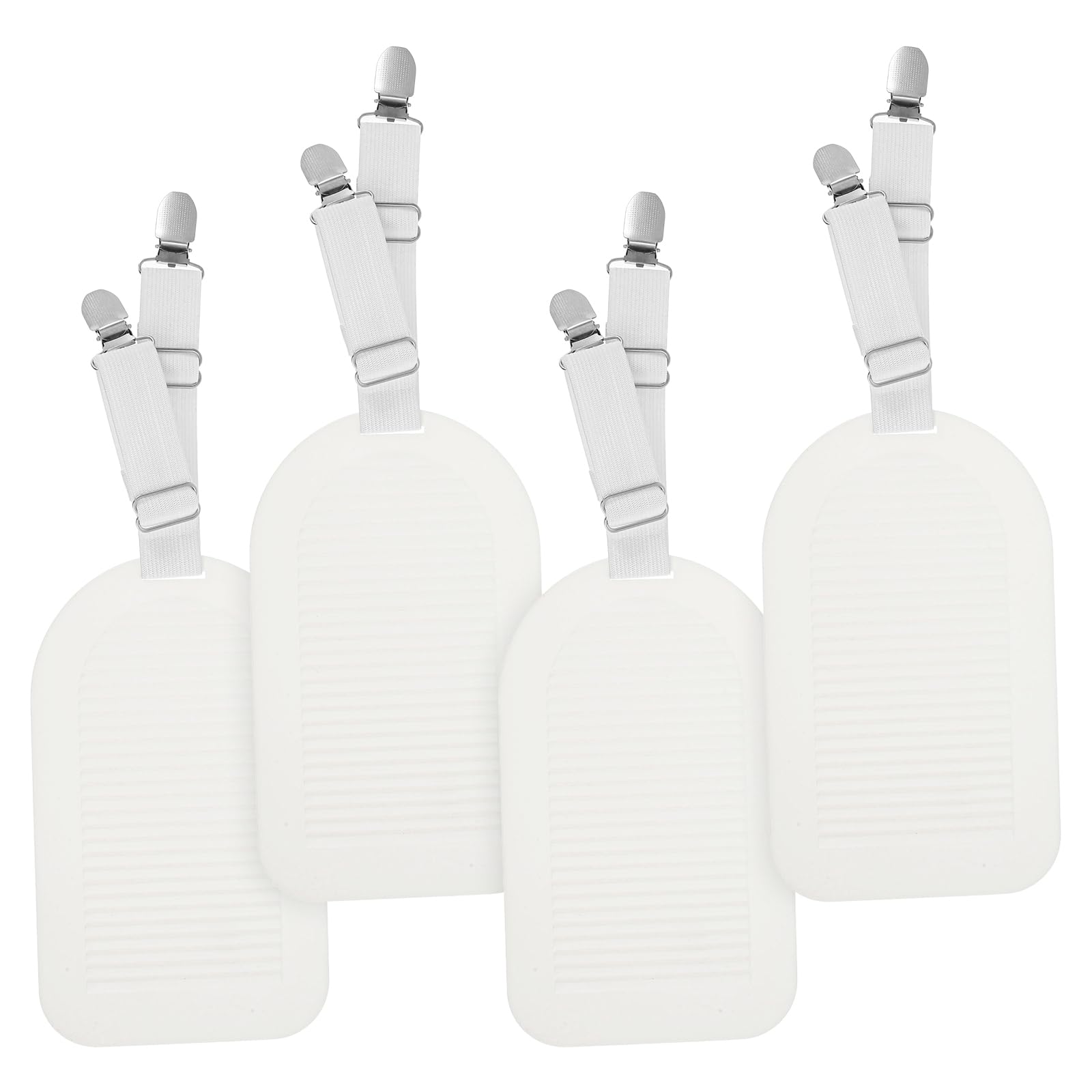 ZJRDYYK 4Pcs Bed Sheet Holders with Pressure Plate Adjustable Length Bed Sheet Straps Easy to Install Beds Sheets Clips Suspenders for Mattress Covers Sofa Cushion