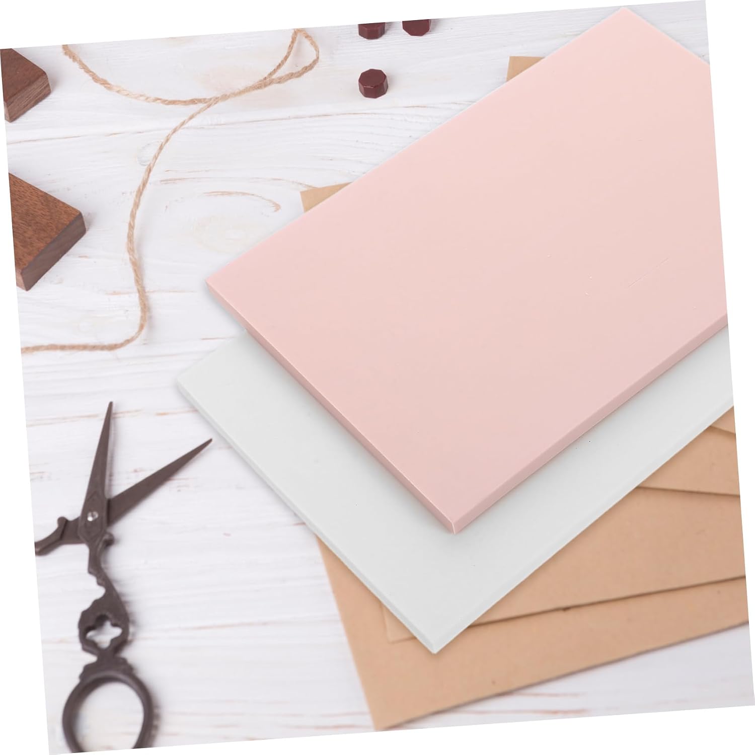 Hohopeti DIY Rubber Carving Blocks 15x10x0.6cm Non-Toxic Stamp Maker for Printmaking for Artists and Craft Enthusiasts Pure Color Rubber Stamp Blanks