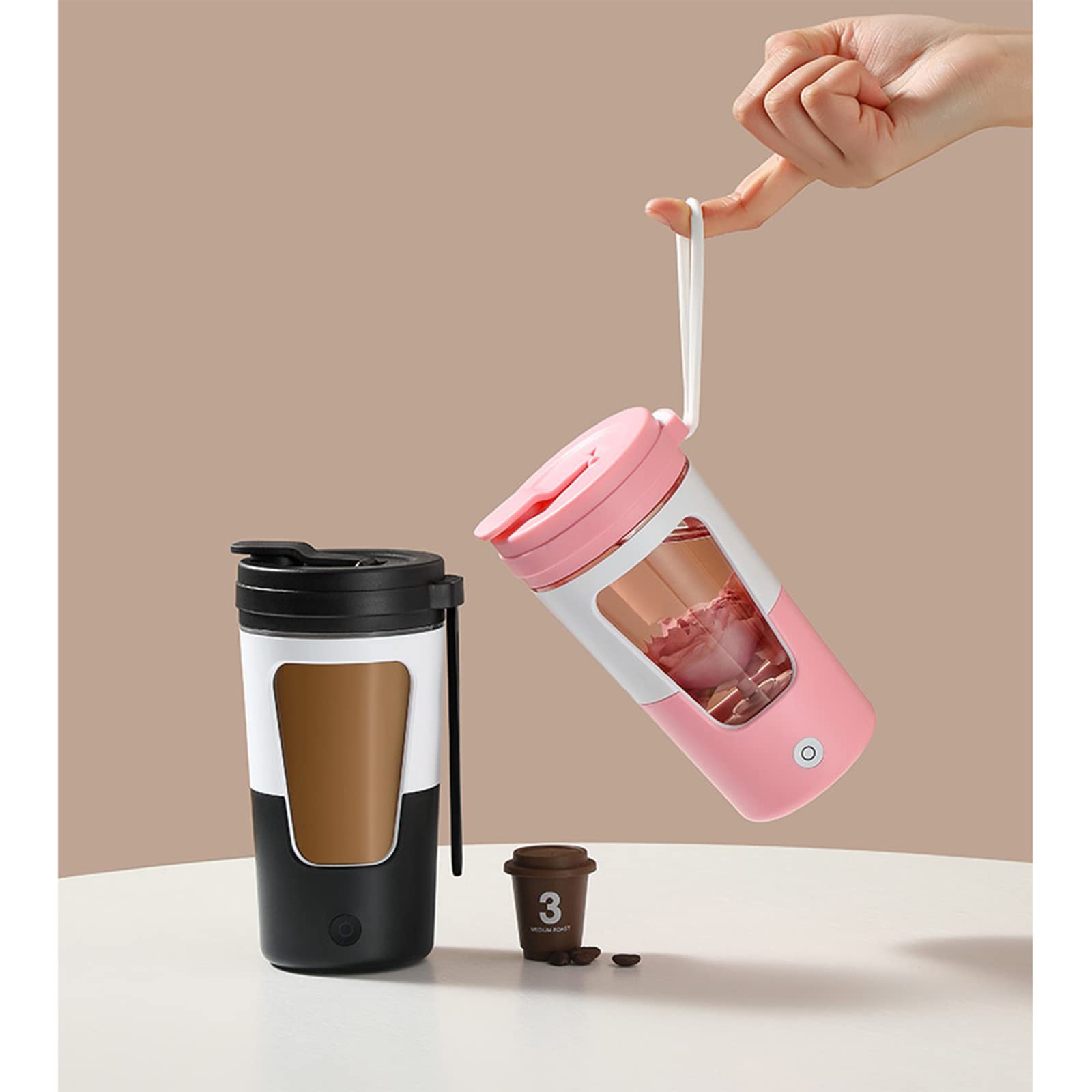 Bottiglia d'Acqua da 430 ml, Tazza in Vetro, Bottiglia Sportiva, Tazza per tè e caffè