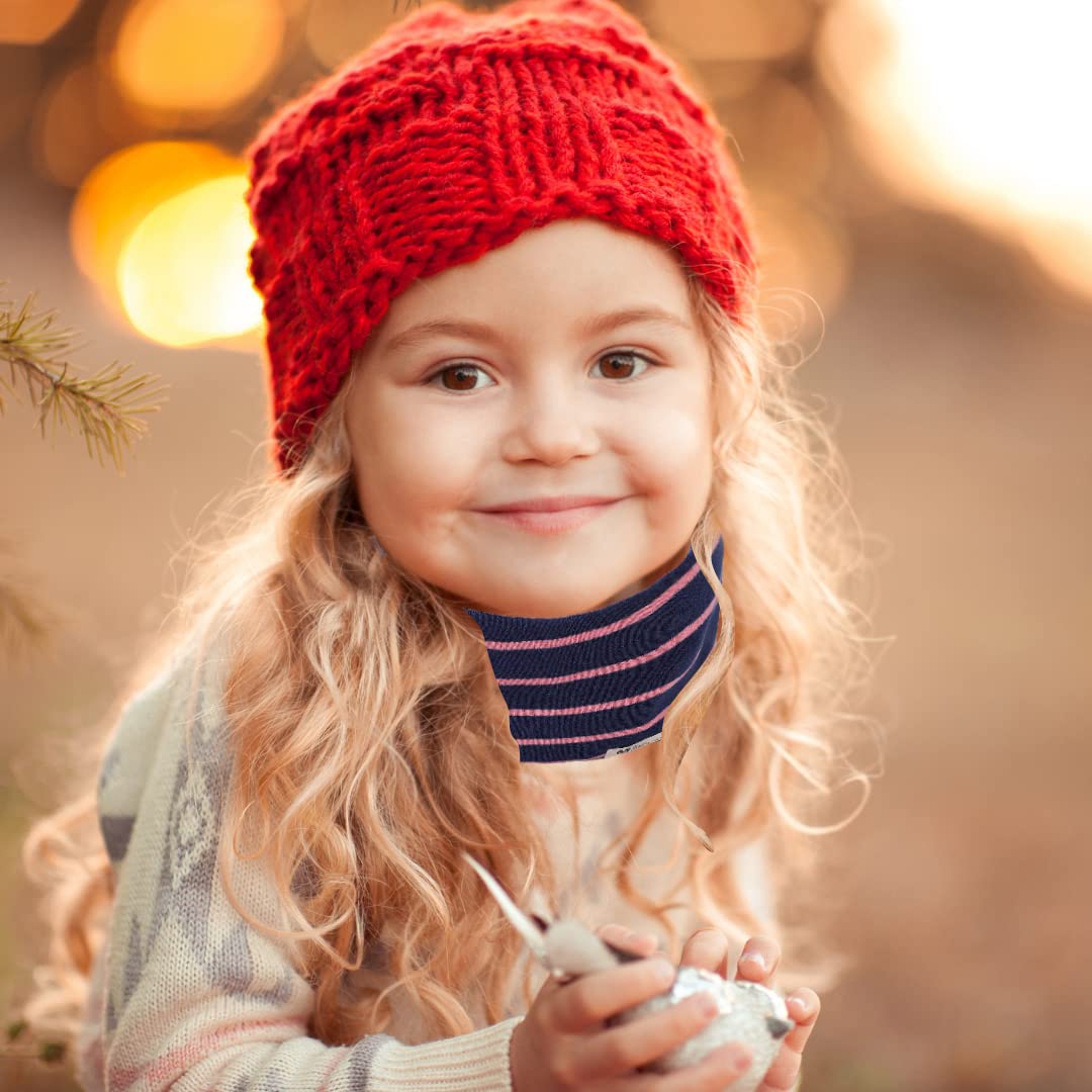 Écharpe À Croisée Enfant Unisexe Cache Cou Chaud Bébé Fille Garçon