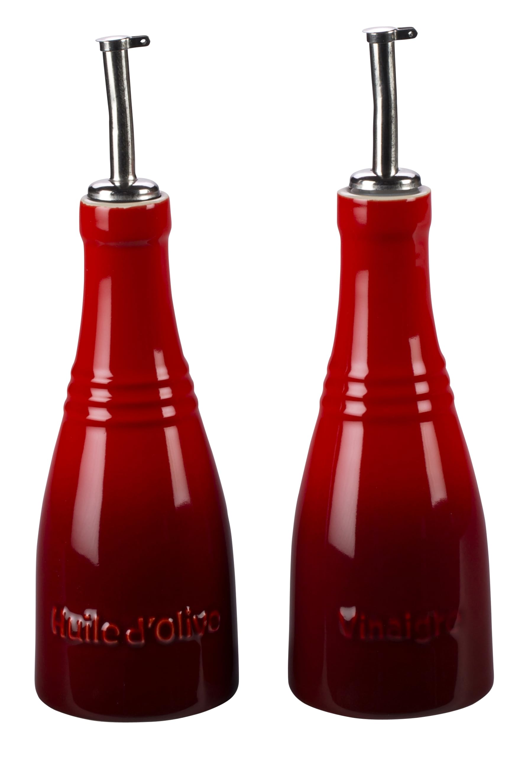 Le Creuset Stoneware Set with Oil and Vinegar Bottle, 0.24 Litres