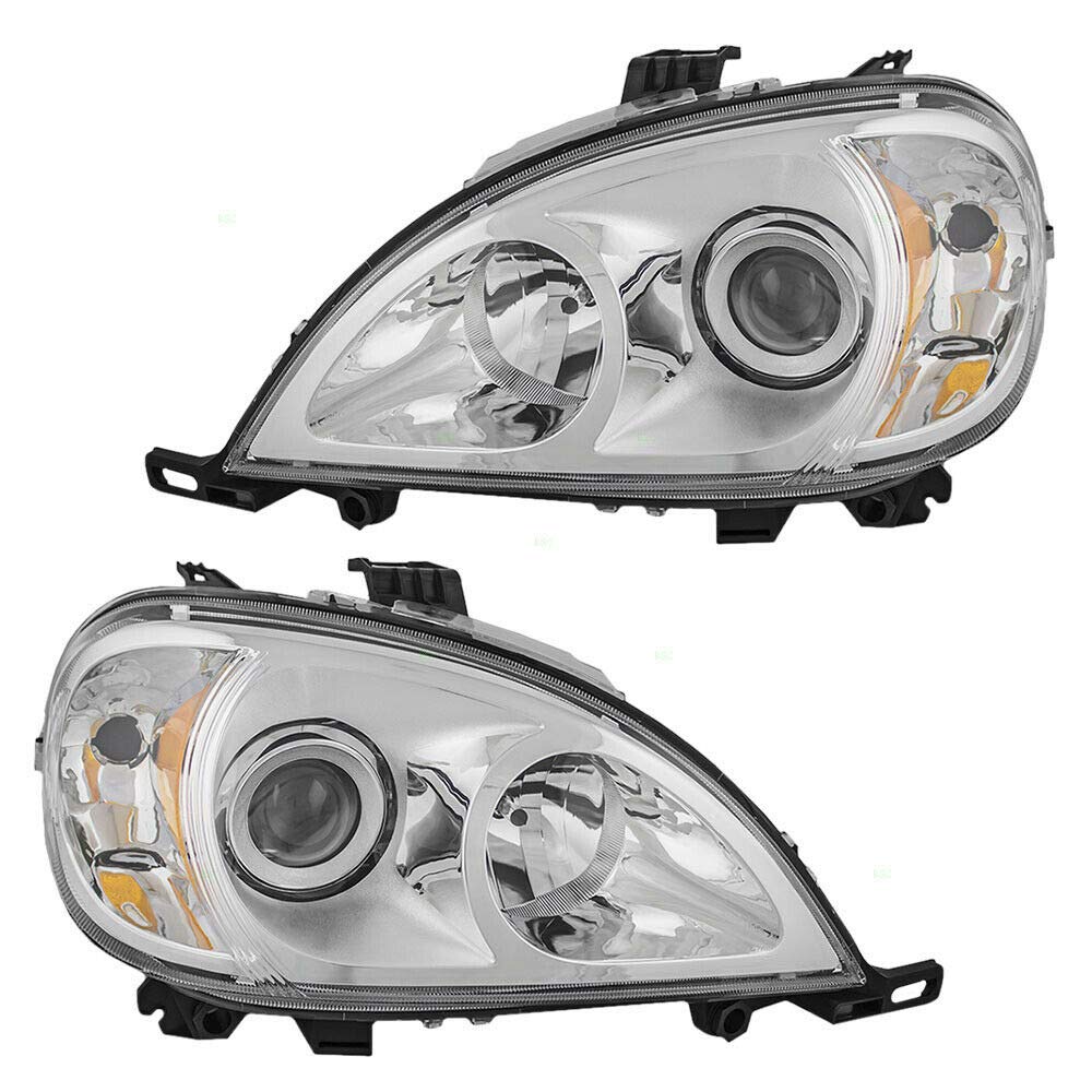 RVLightings Gulf Stream Carribbean 2009-2010 RV Motorhome Pair (Left & Right) Replacement Headlights