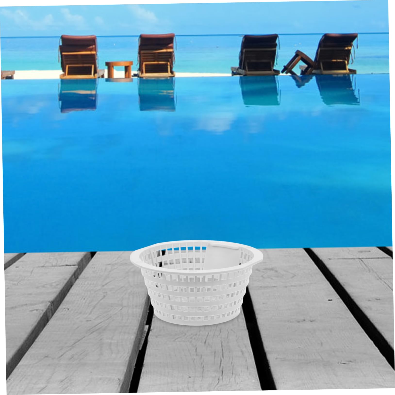ibasenice 5 Series Cesta De Filtrado Piscina Enterrada Repuesto De Skimmer Herramienta De Filtrado Eliminar Desechos Y Suciedad SPA 2 Piezas X 5