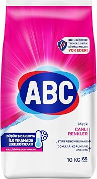 ABC DETERJAN Matik Canlı Renkler 10 Kg