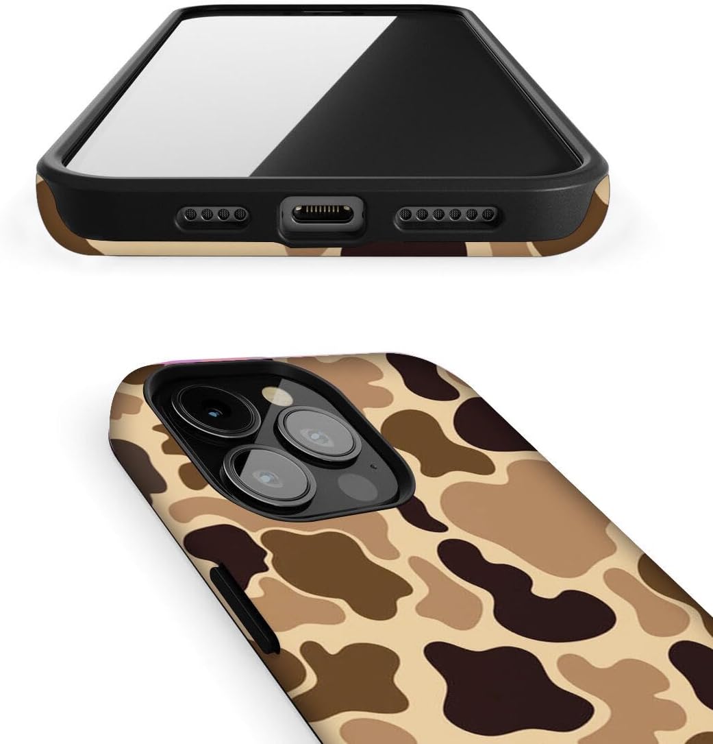 for iPhone 15 Case,Duck Camo,Dual Layer Soft TPU Hard PC Bumper - Image 3