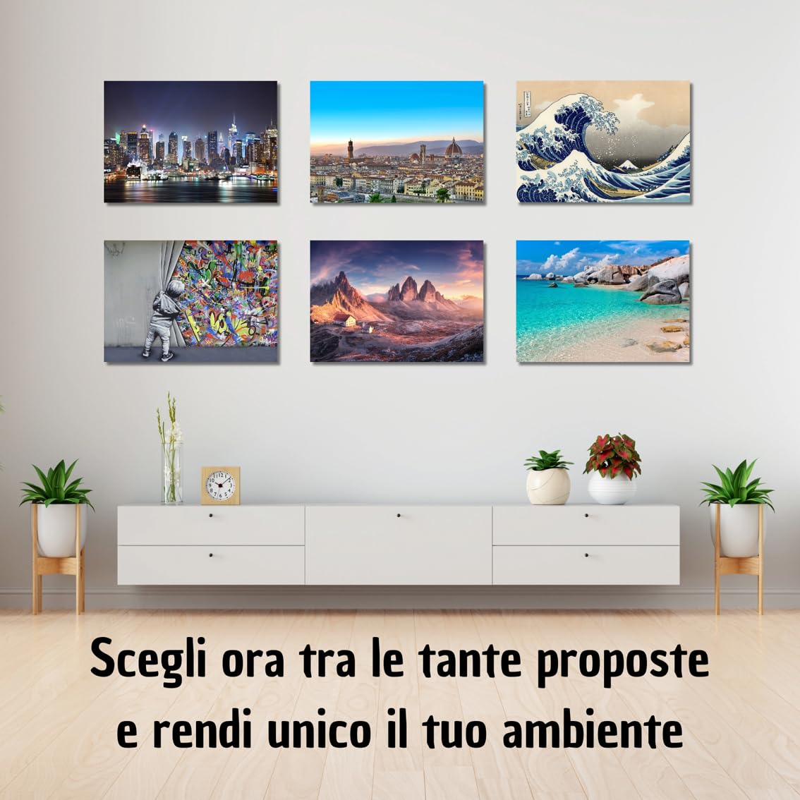 Quadri Golfo Di Napoli Moderno Stampa Su Tela Canvas Città