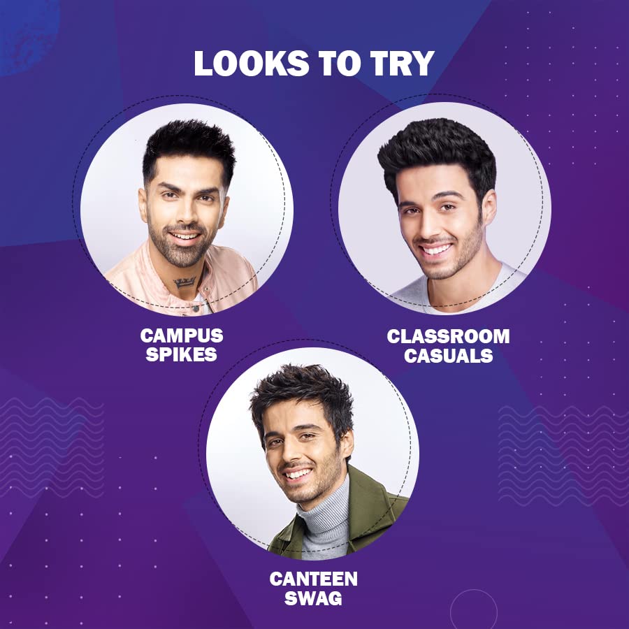 Image of Set Wet Hair Wax For Men - Matte Wax, 60g + 25g | Matte Look, Strong Hold, Restylable Anytime, Easy Wash Off | No Paraben, No Sulphate, No Alcohol