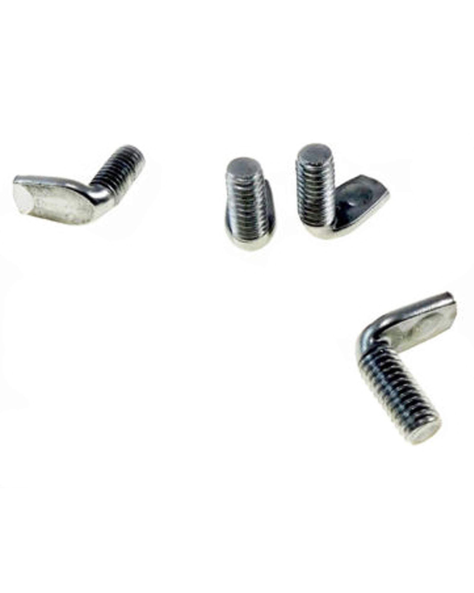 Projection Weld Screw 4 Pack - 5/16-18 Right Angle Projection - Spaded Weld Screw, Spade at Right Angles - Weld Screws with Projection - C1010 High-Welding Quality, Low Carbon Steel