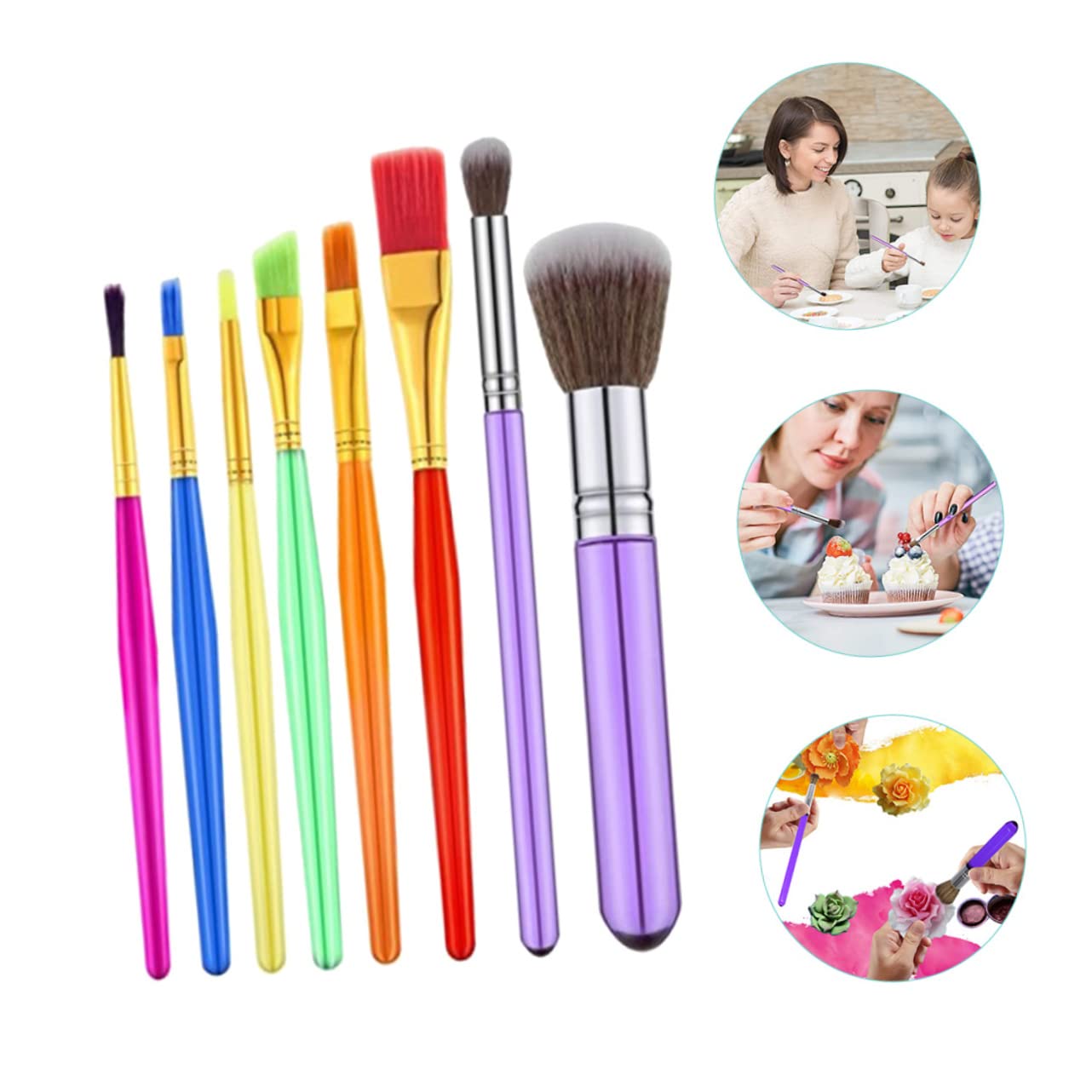 Amosfun Pinsel Für Schokolade 40 Stück Fondant Gravurstiftetui Staubpinsel Für Multifunktions Kuchenpinsel Kuchenschablonen Schokoladenkekse Zuhause Mini Schokoladenkekse Kekse Kuchendekoration