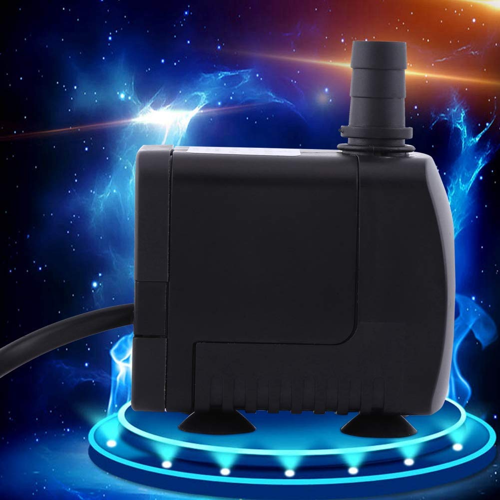 Mini Pompa Wodna Głębinowa, 220 V, 15 W, 800 l/h, do Basenów, Studni, Akwarium i Stawów Rybnych