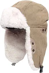 Chapéus De Bombardeiro Masculino Chapéu De Caça Russo Inverno Chapéu De Flapa De Ouvido Ao Ar