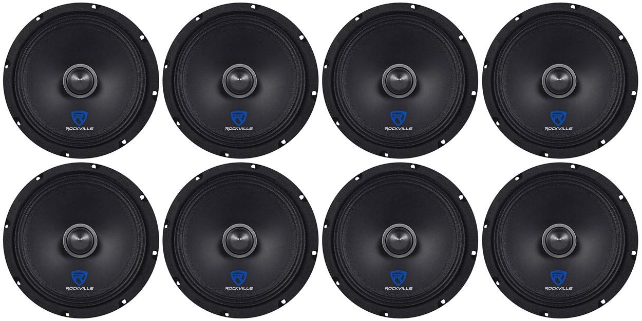 Amazon.com: Rockville RXM88 8 in 250-Watt Peak/125-Watt RMS 8 Ohm