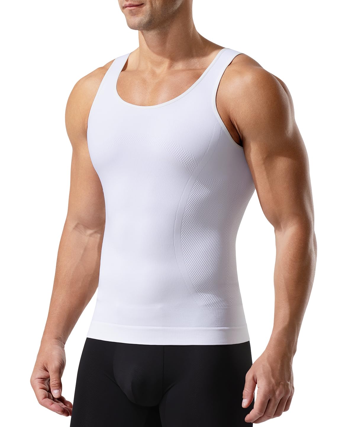 Casey Kevin Débardeur de Compression Homme Gainant Tee Shirt Minceur Ventre Plat Body Shaper