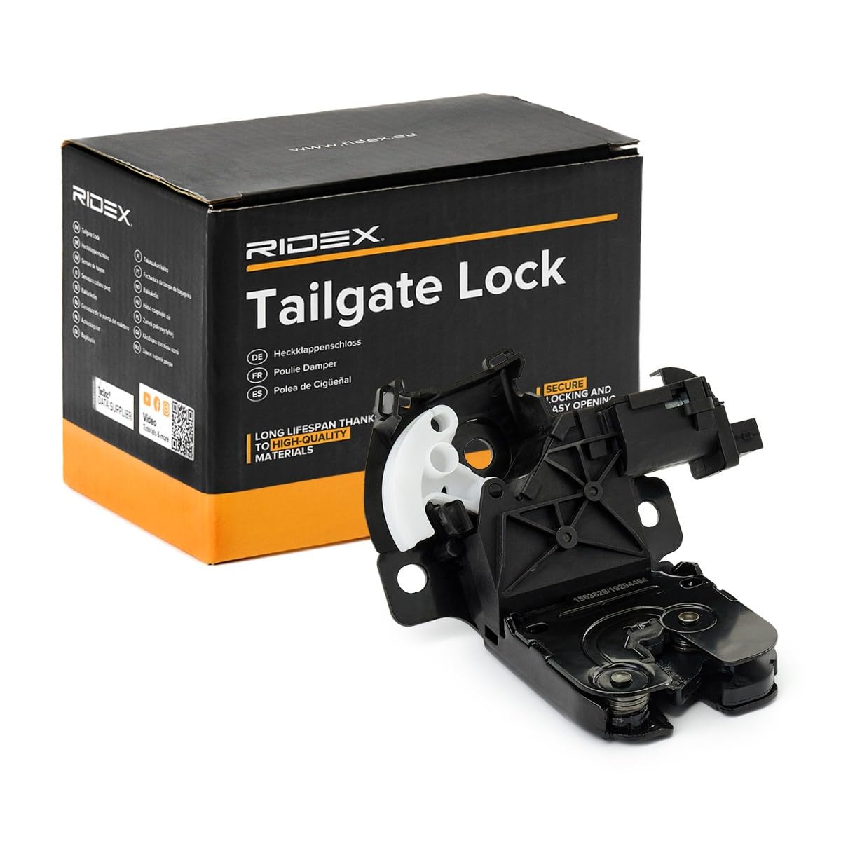 RIDEX 1362T0077 Cerradura de la puerta del maletero Capó Trasero Compatible con AUDI A3 Sportback 8PA
