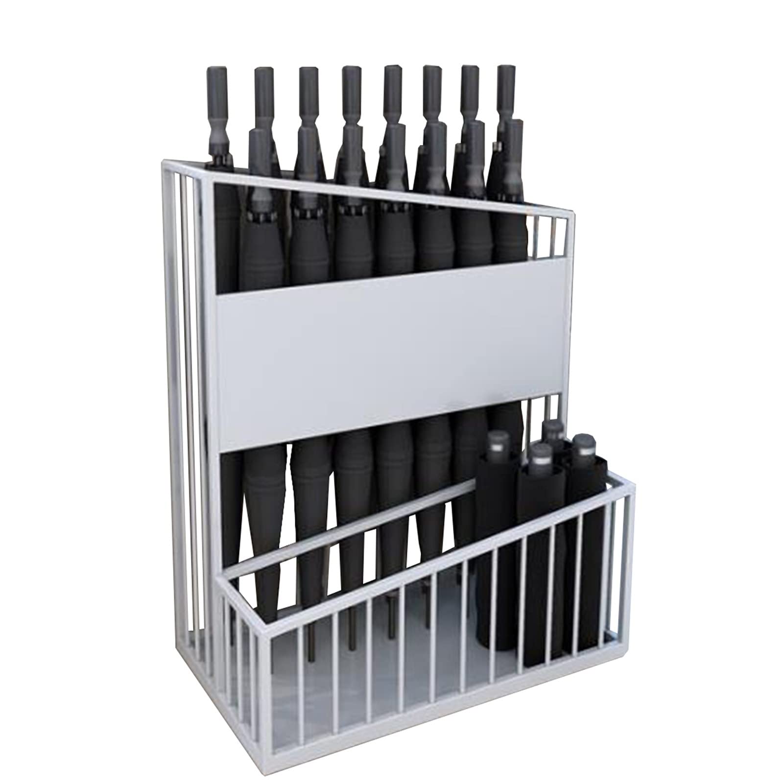 Support de rangement pour parapluies intérieur grand volume pour commerce et collectivité