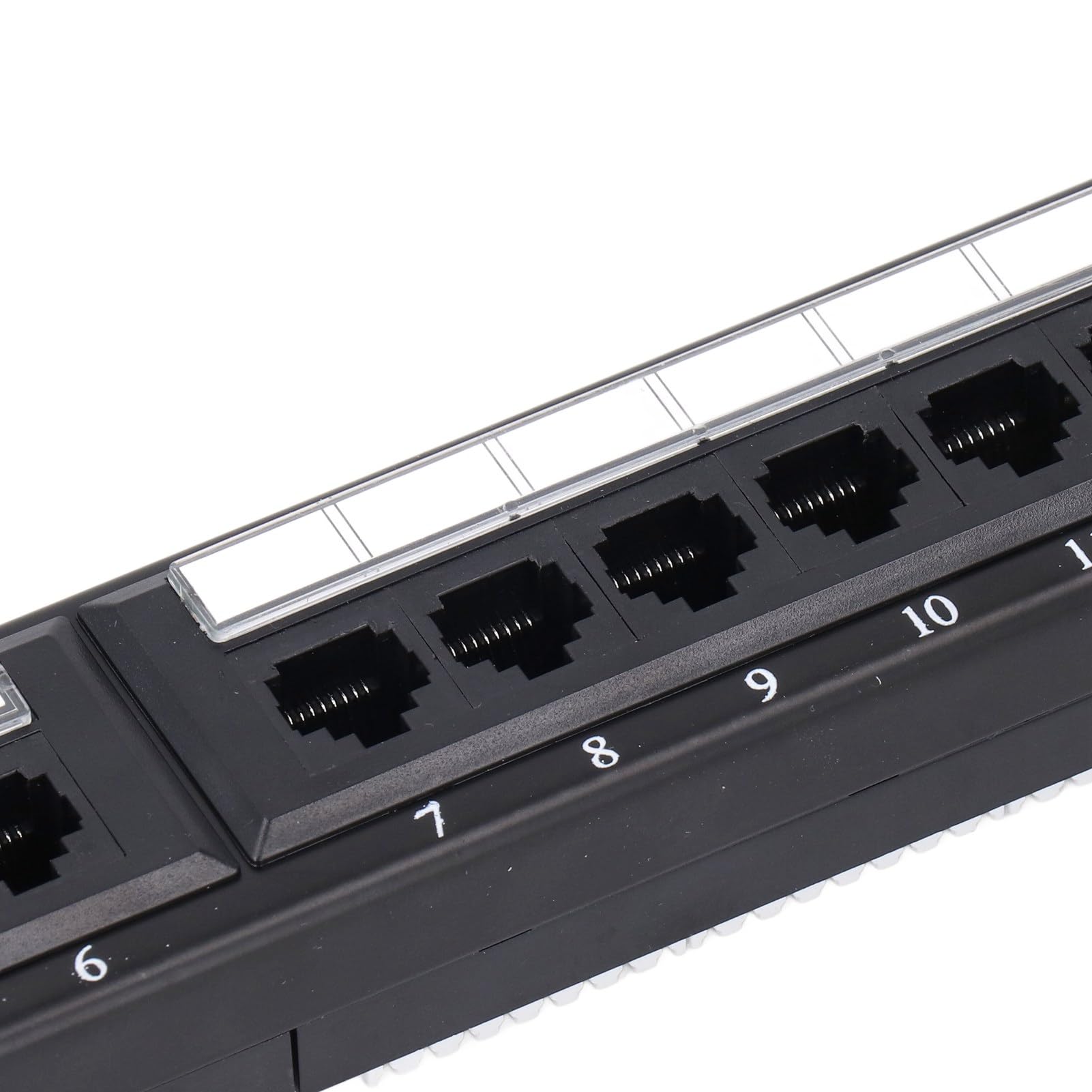 Panneau de Brassage Cat6 24 Ports, Panneau de Brassage Réseau RJ45 Haute compatibilité avec Gestion des Câbles, Panneau de Brassage Réseau pour Commutateur Ethernet Gigabit
