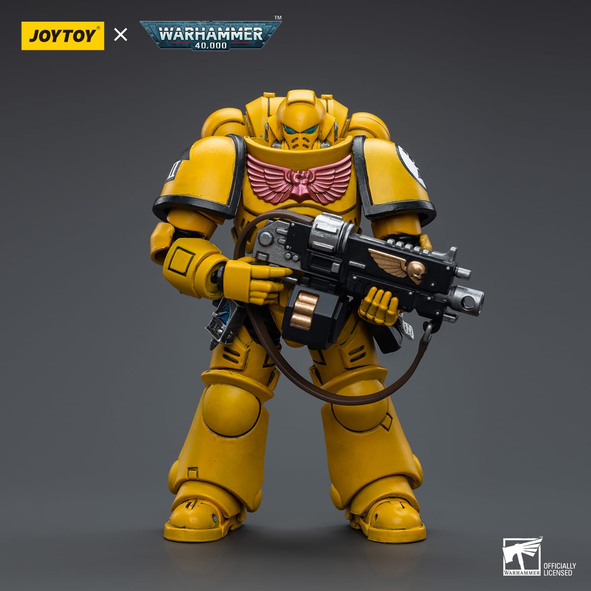TOYVERSE JOYTOY 1/18 Warhammer 40,000 Action Figure, Imperial Fists Intercessors, Movable Joints Character Model, Age 15+ - Image 2