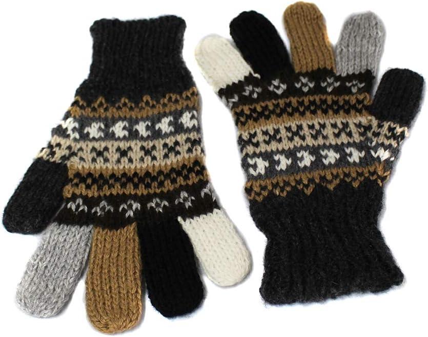 GLOVES THICK Alpaca Blend made in Peru UNISEX colors