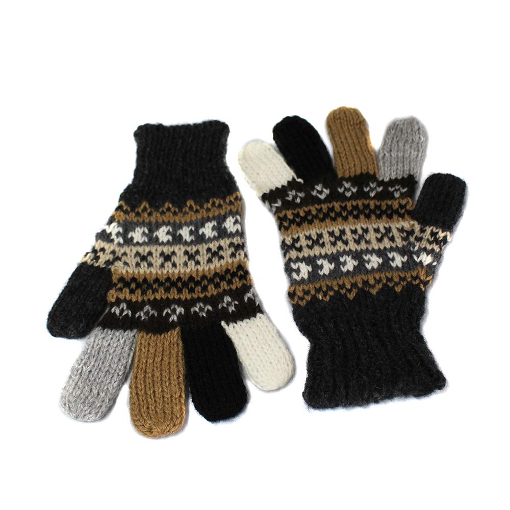 GLOVES THICK Alpaca Blend made in Peru UNISEX colors