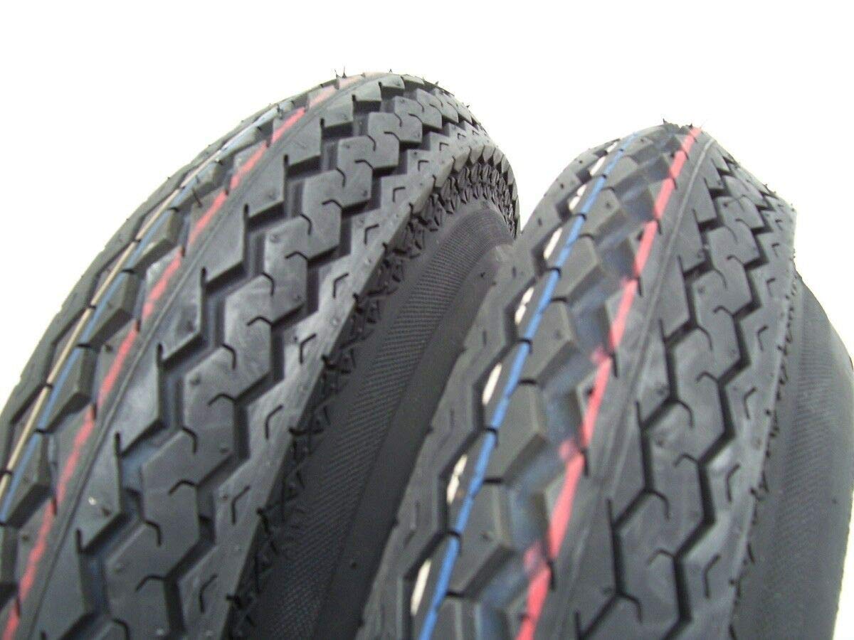 Apex 2 Stück Anhängerreifen Reifen 4.00-8 m. Schlauch für Kleinanhänger 4.00-8 4.80-8 AWZ