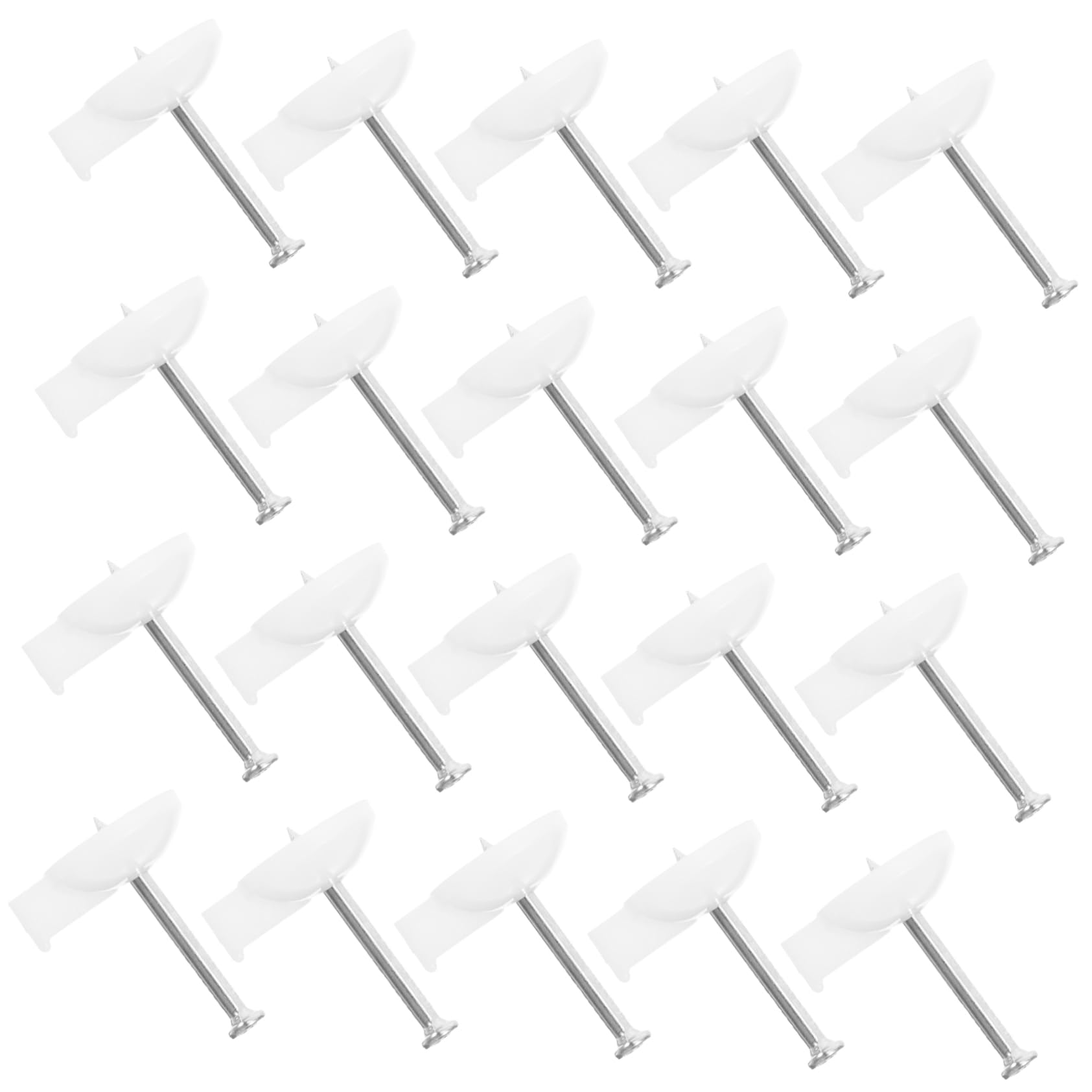 Balacoo 45Pcs Wall Screws and Anchors for Drywall Picture Hanging Heavy Duty Drywall Nails for Wall Decor Cable Staples for Electrical Wire Management