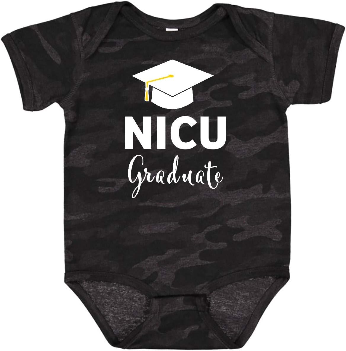 inktastic Graduation Hat-NICU Graduate Baby Bodysuit