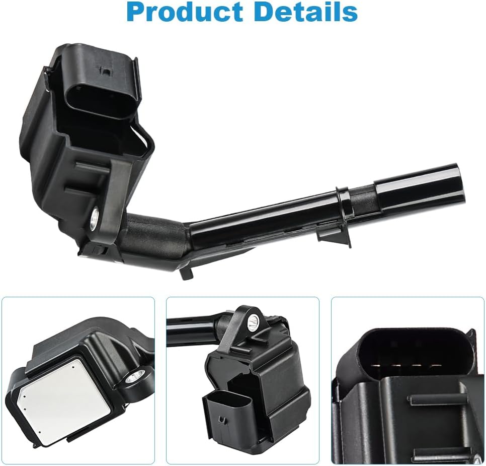 Ignition Coils Pack and Spark Plug Compatible with Infiniti Q50 Q60 Mercedes-Benz C300 C350e CLA250 E300 GLA250 GLC300 GLC350e Metris SLC300 SLK300 Sprinter Replacement for UF-734 Set of 4