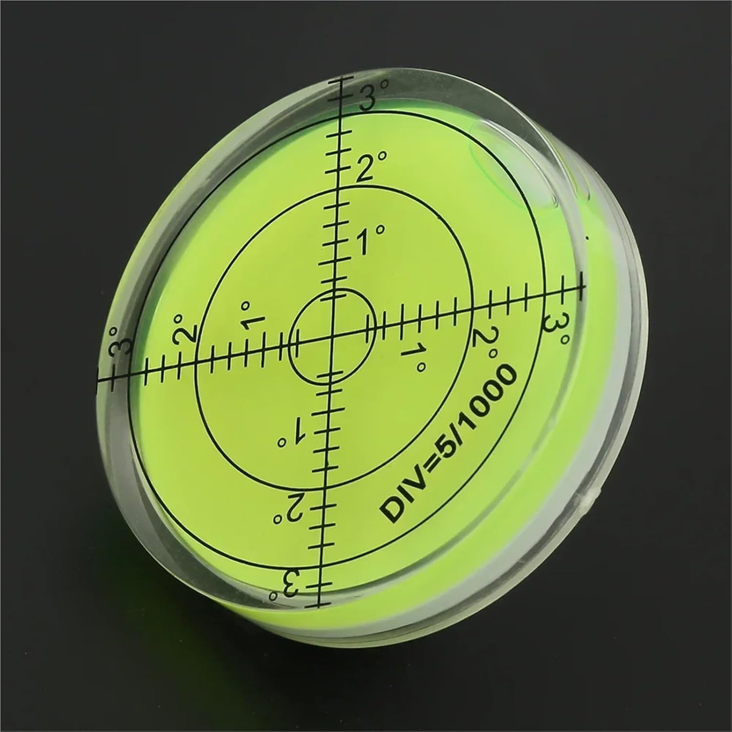 Small Level Bubble 60mm Diameter Measuring Tool Round Level Bubble with Scale for Camera Balance Round Bubble Level
